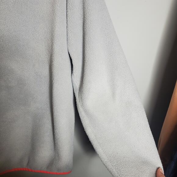 Patagonia Synchilla Snap T Pull Over Jacket Grey Fleece Pink Trim Kids 14 XL - Picture 9 of 12